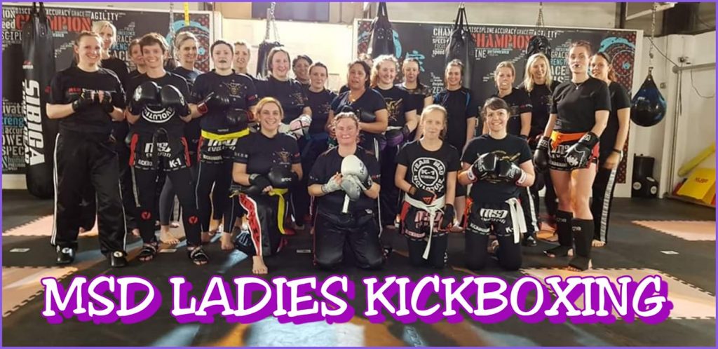 Ladies Kickboxing MSD Evolution Martial Arts Centre